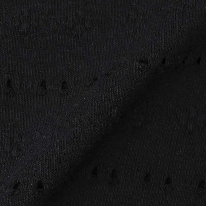 Tulle Hem 3/4 Length Leggings,Black, medium image number 4