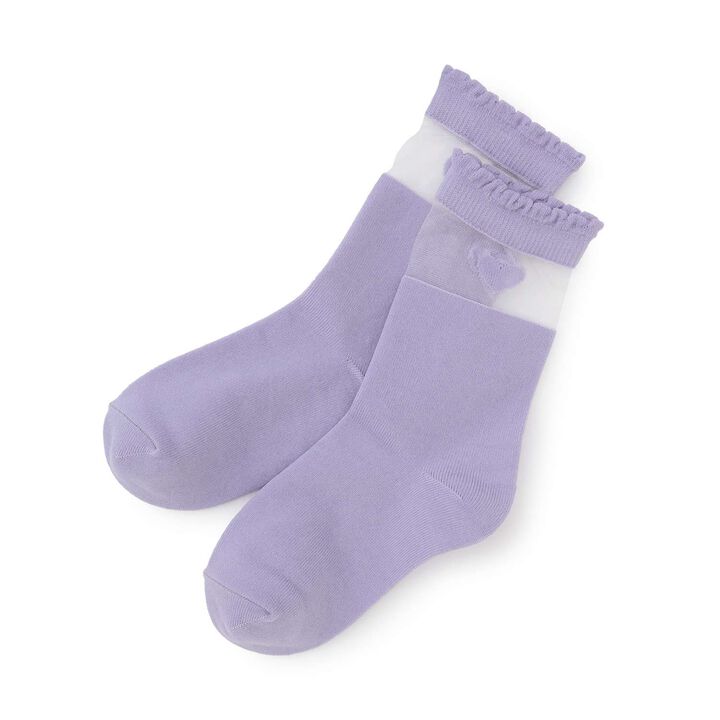 Heart Sheer Socks,, medium