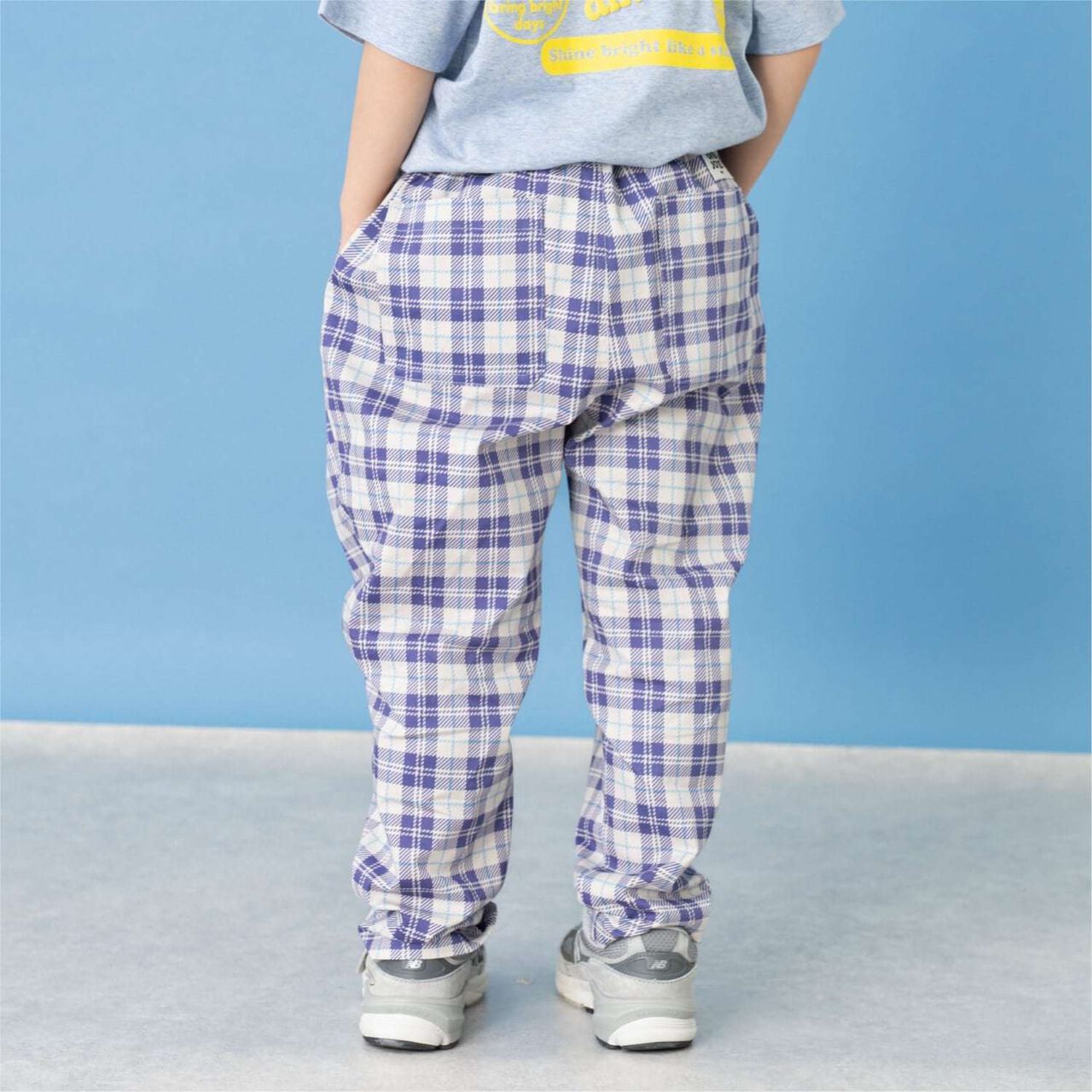 Assorted All-Over Pattern Stretch Chef Pants,Light blue, large image number 8