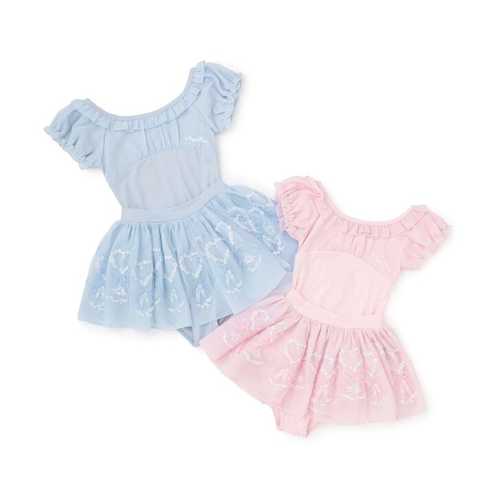 [Ballet] Leotard & Skirt Set,Sax blue, medium image number 4