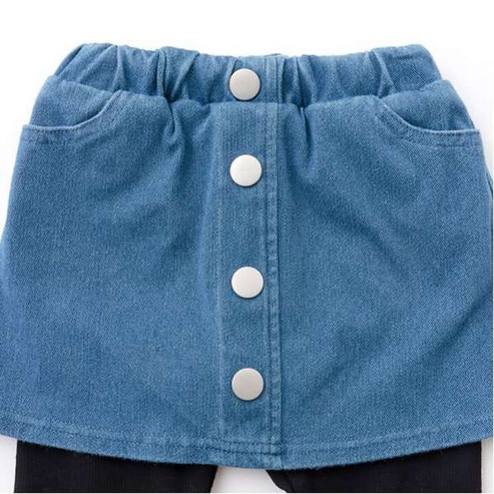 Disney Appliqu&eacute; Skirt with Leggings,Blue, medium image number 5