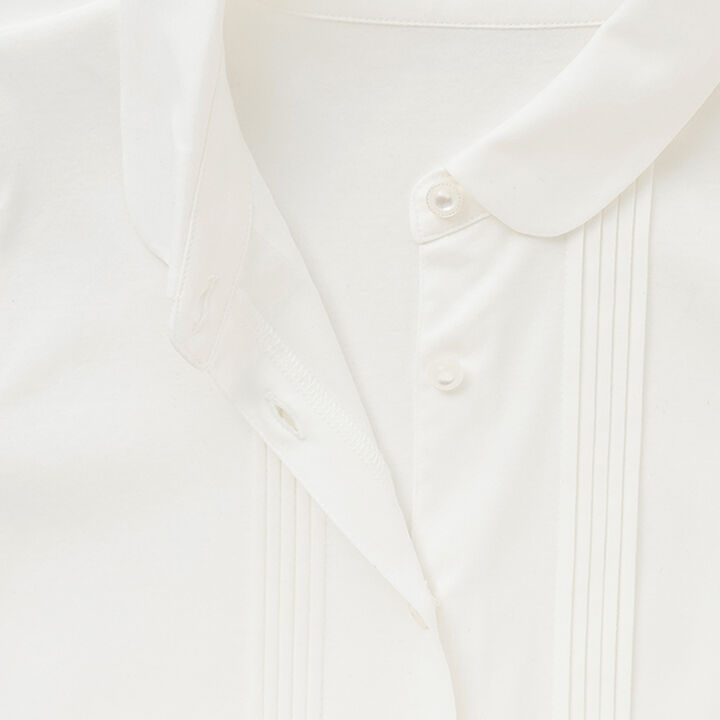 Collared Cut Blouse,Off white, medium image number 3