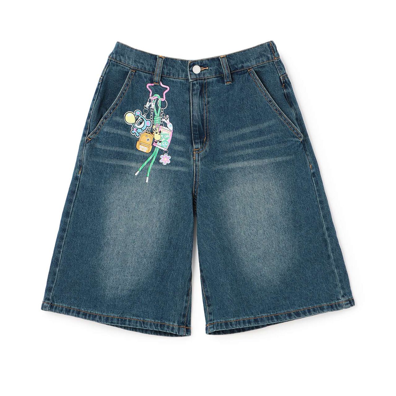 [Angel Blue] Mr. Nakamura Charm Half Pants,Navy, large image number 0
