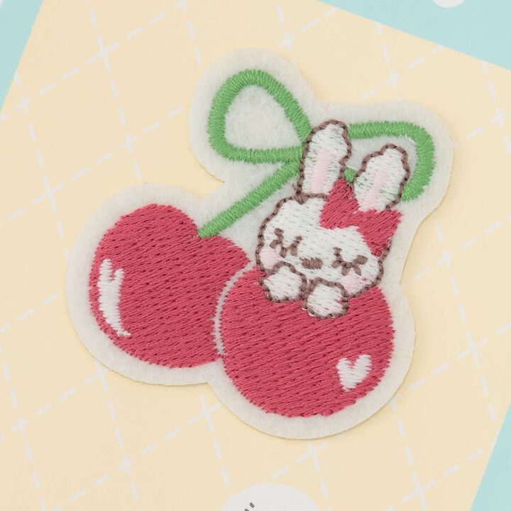 Cherry & Mimi-chan Patch,Cherry Pink, medium image number 1