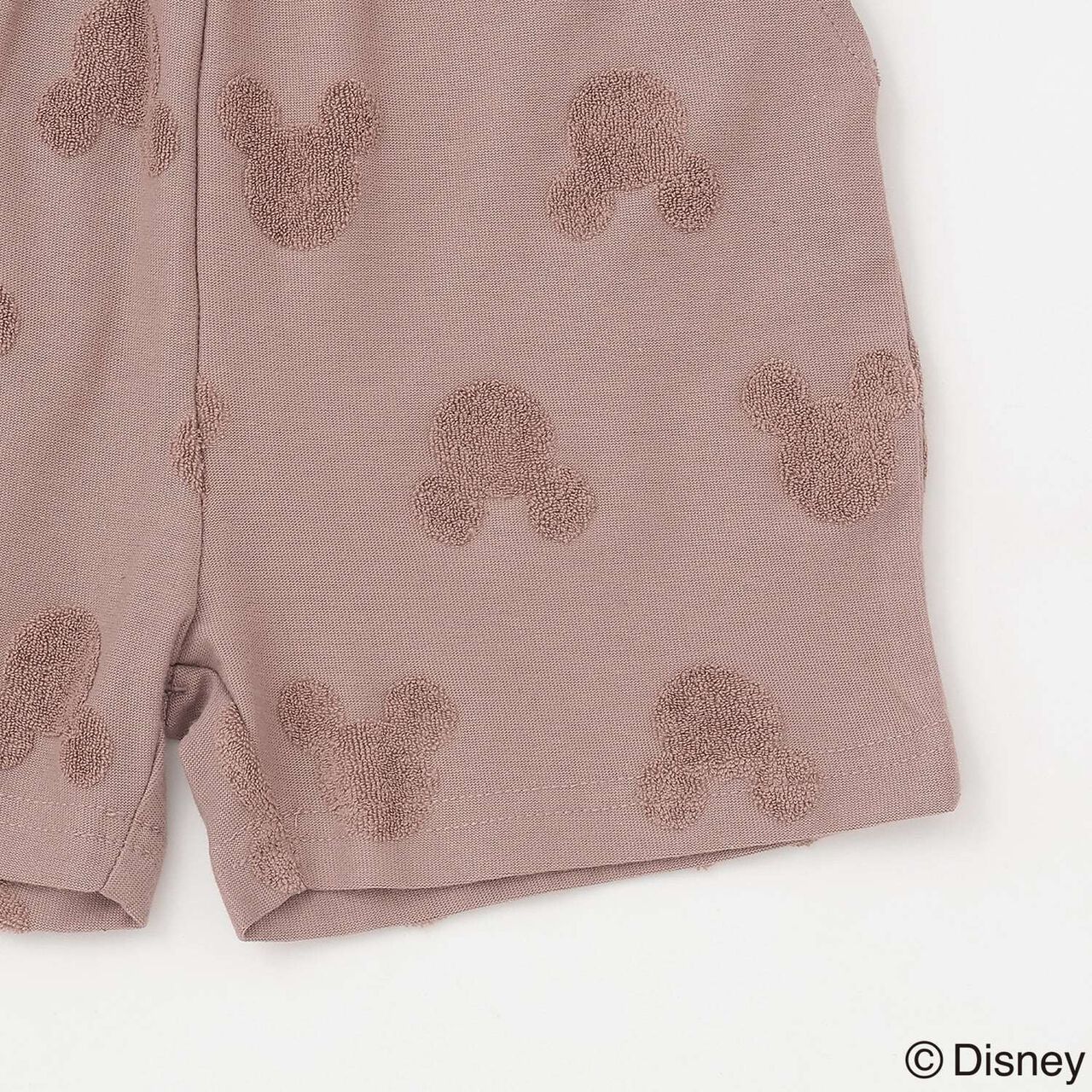 [Disney] Pile Jacquard Pattern Pants,Mocha brown, large image number 7