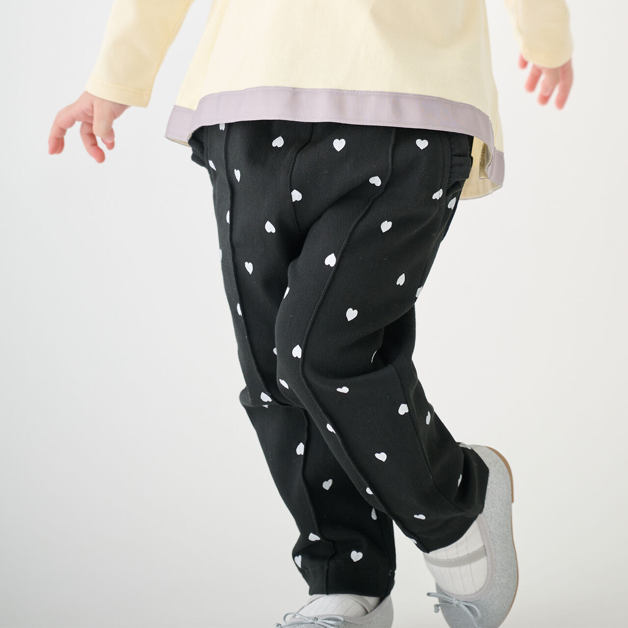 Smile Stain-Resistant Loose Fit Pants,Light pink, large image number 2