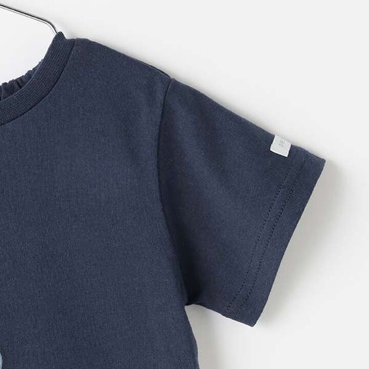 [Disney] Olaf Appliqué T-Shirt,Black, medium image number 23