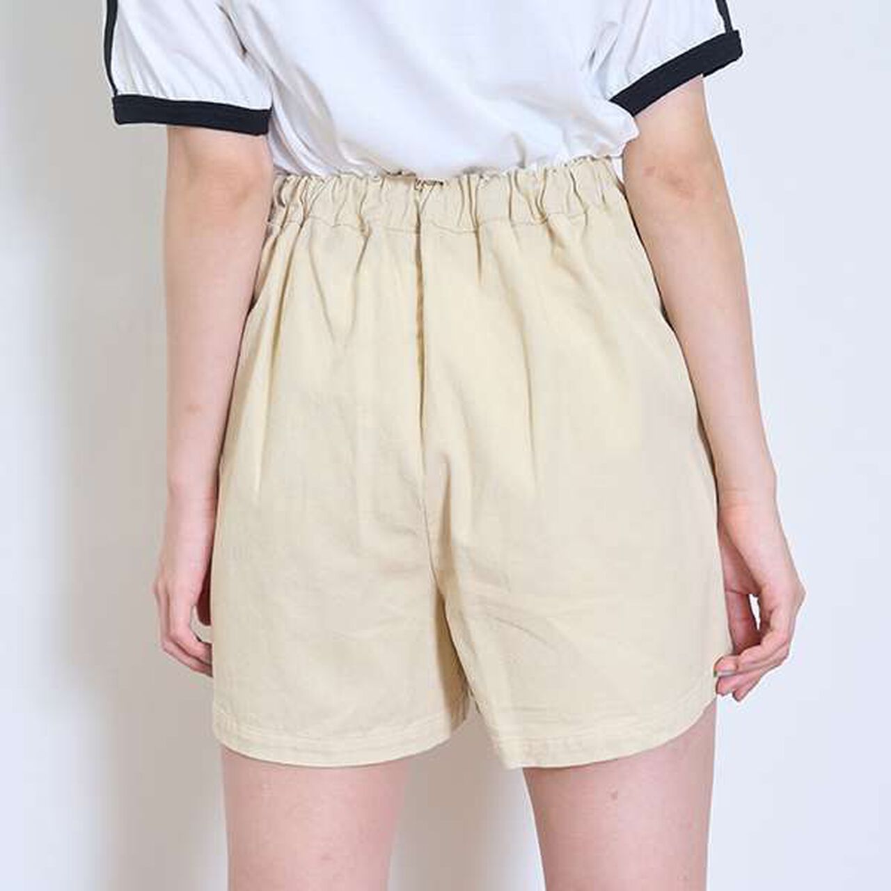 [7 Days] Wrap Culottes Skirt,Khaki, large image number 3