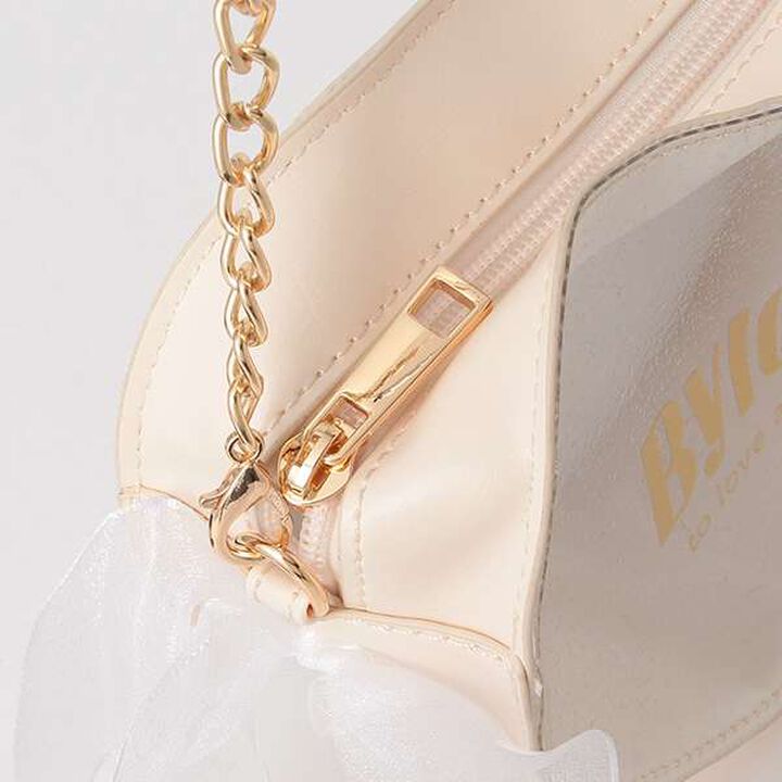 PVC Heart Bag,Off white, medium image number 3