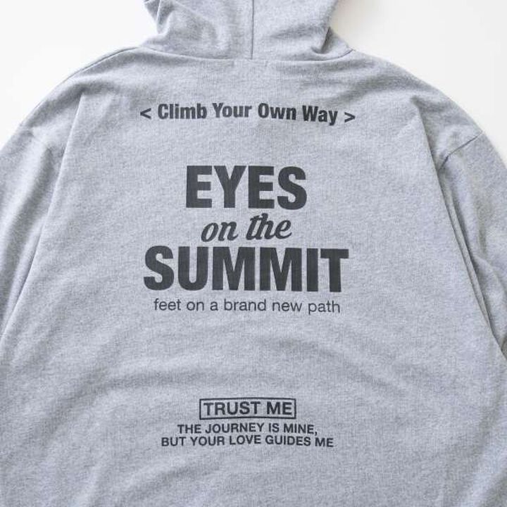 Heavyweight Jersey Zip Parka,Top gray, medium image number 7