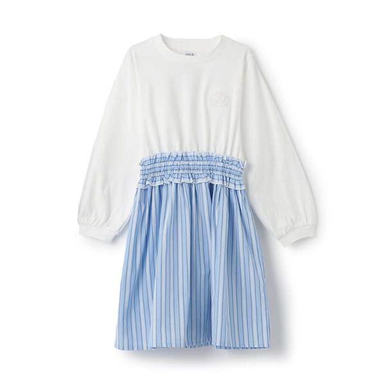 Fabric Docking Dress,Navy, large image number 10