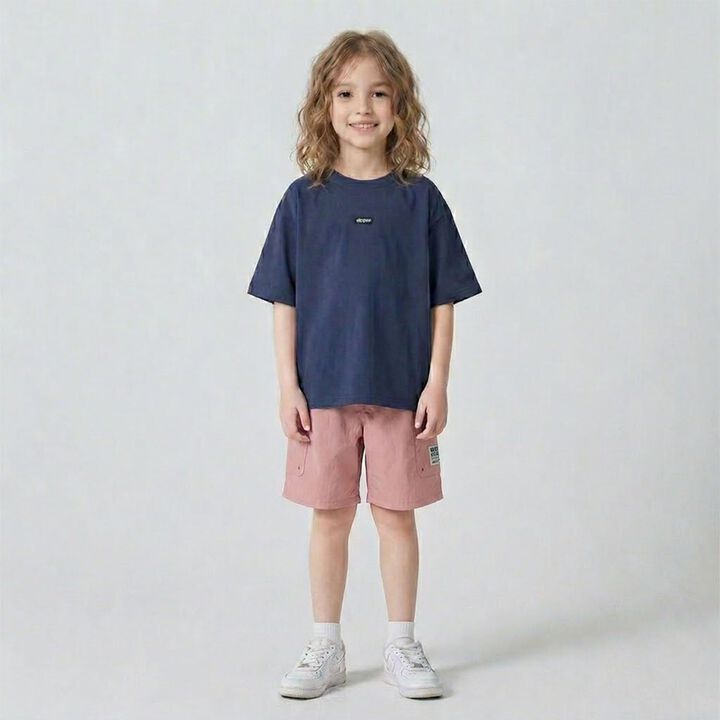 [100% Cotton] Everyday Favorite! Short Sleeve T-Shirts (2-Piece Set) [Kids, Boys & Girls],Milky white, medium image number 30
