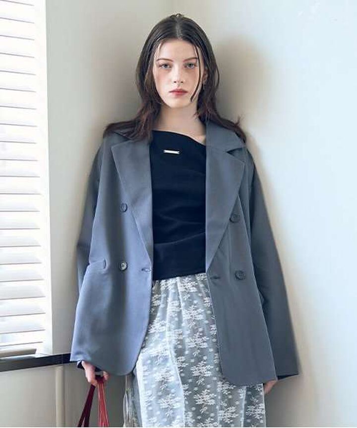 Loose Jacket,Gray, medium image number 0