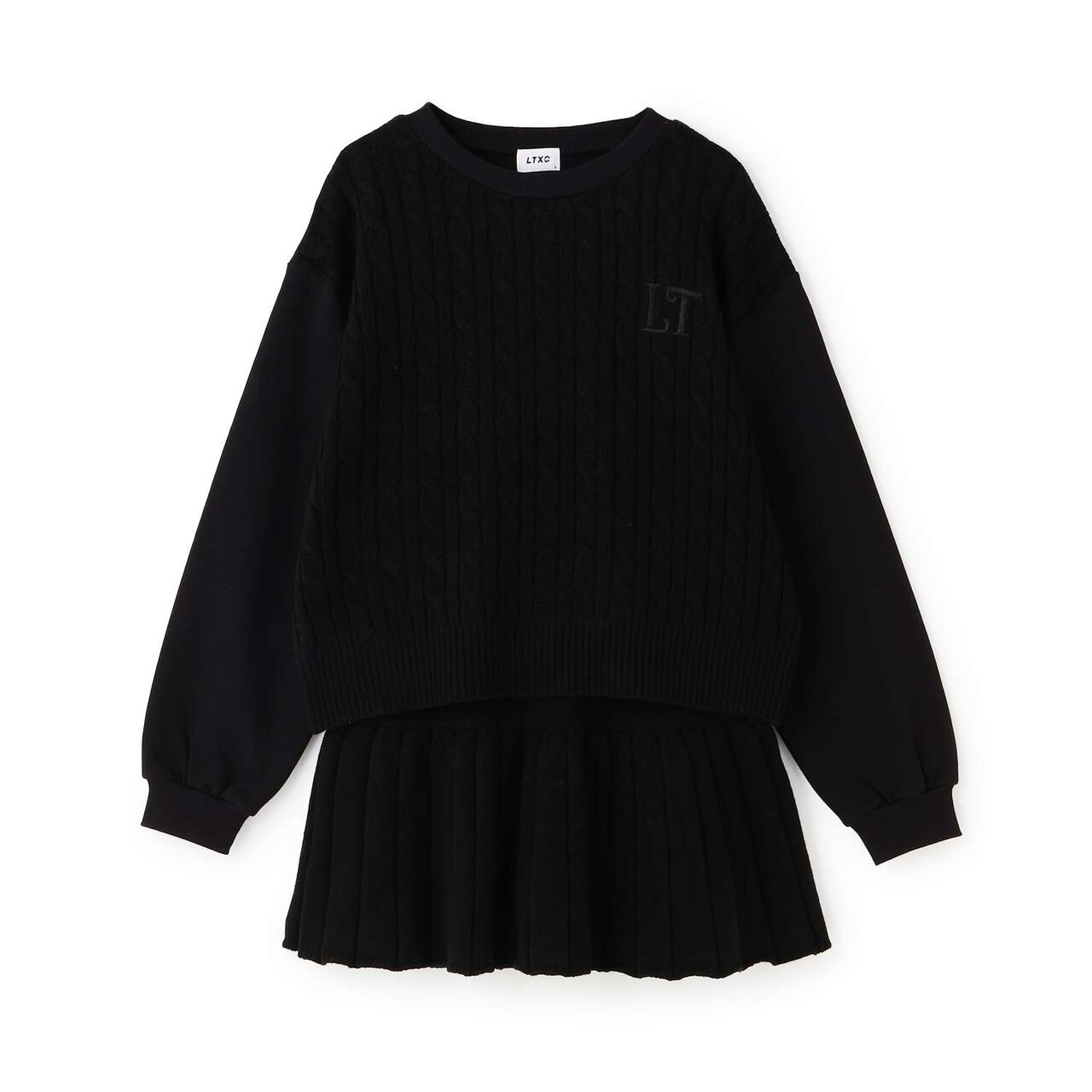 [Washable] Knit Set-Up,Sax blue, large image number 12