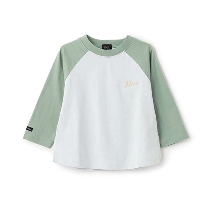 Organic Raglan T-Shirt,Green, medium image number 0