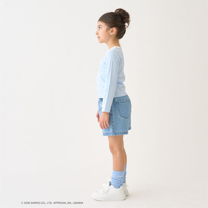 [Sanrio Characters] Ringer Long-Sleeve T-Shirt,Yellow, medium image number 10