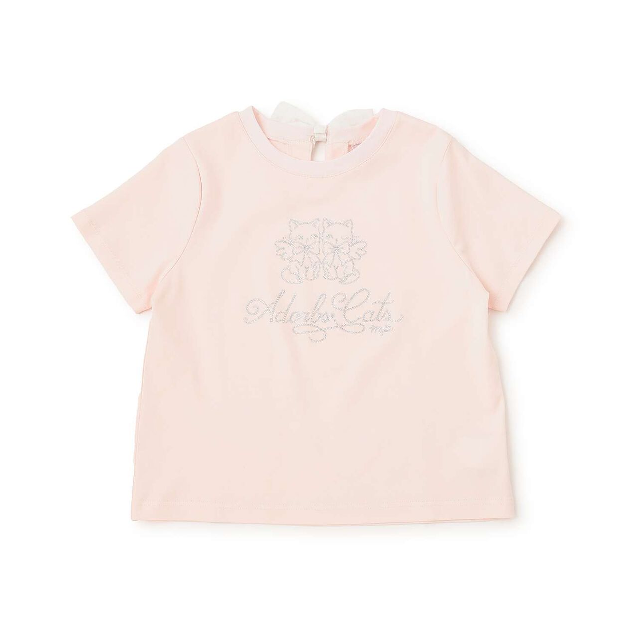 Sparkling Angel Cat T-Shirt,Light pink, large image number 0