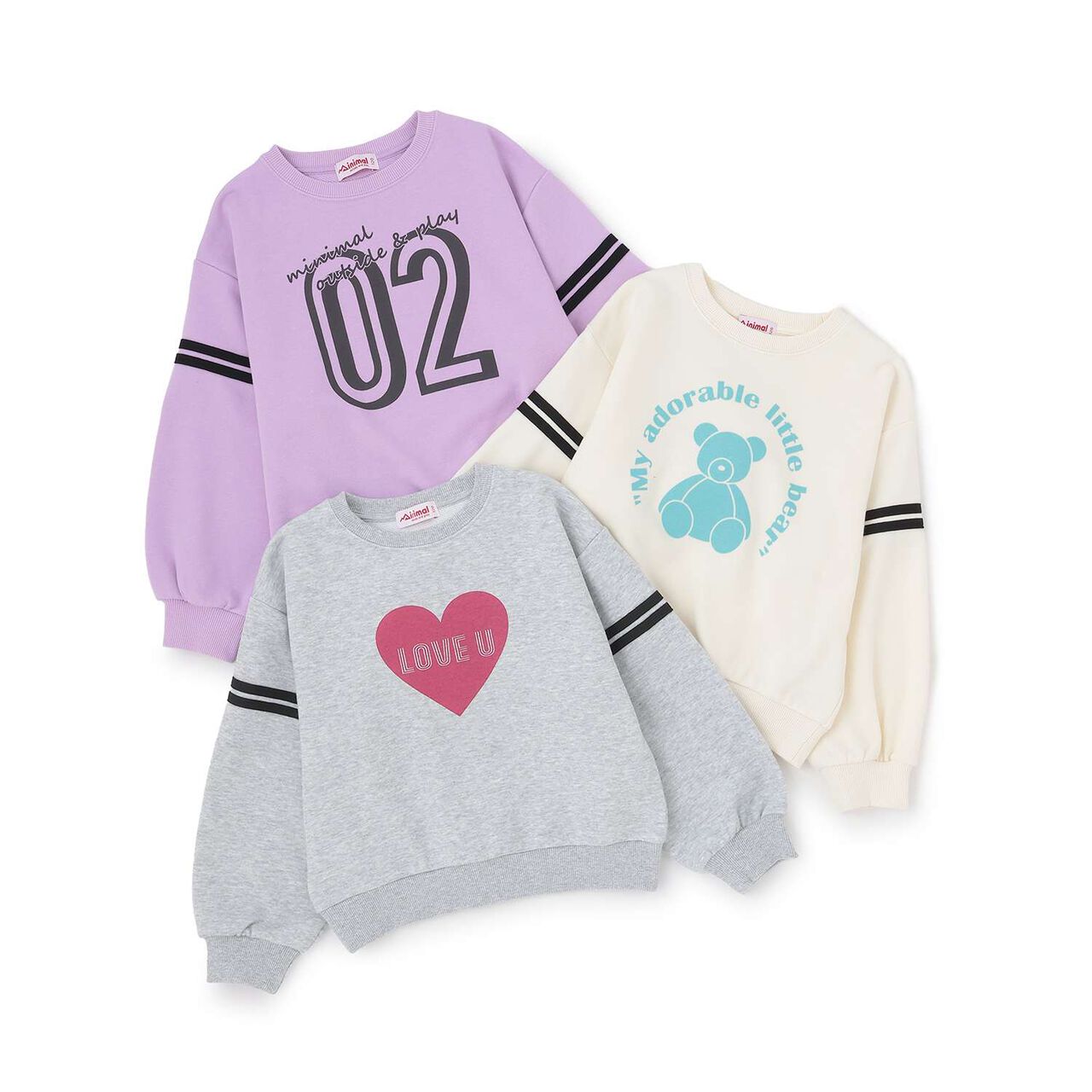 Assorted Flock Print Fleece Pullover,Lavender, large image number 8