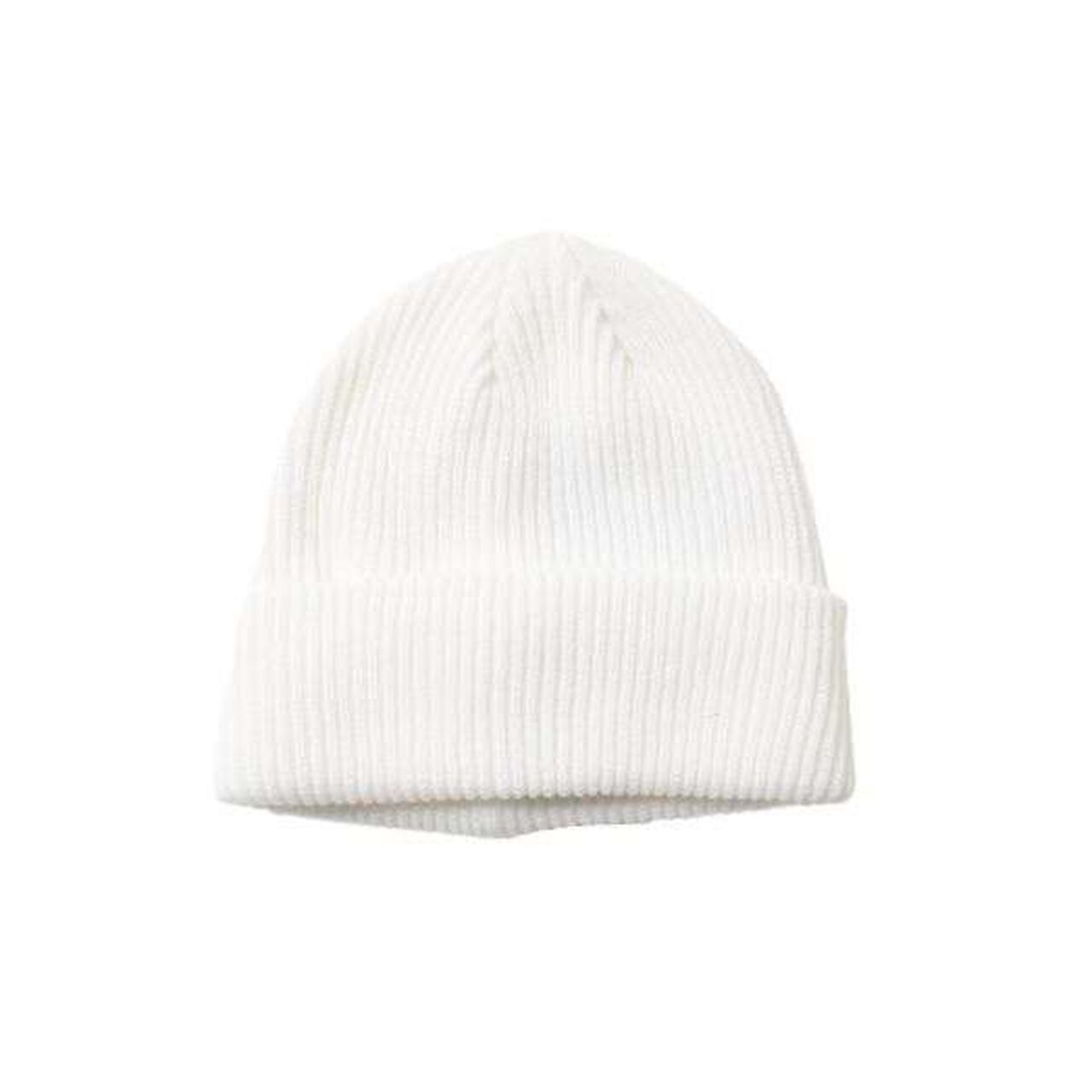 Rib Knit Watch Cap,White, large image number 0