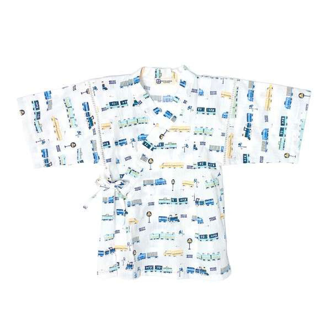 KP Boy Train Print Jinbei,White, large image number 13