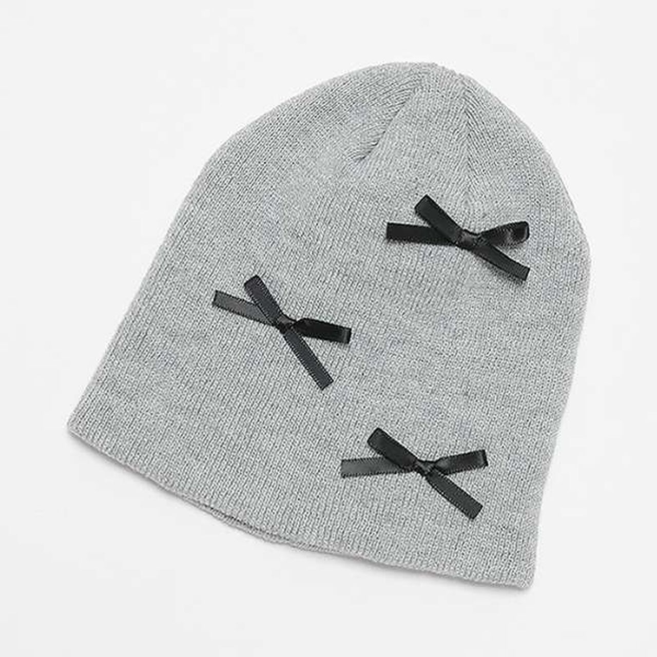 Ribbon Beanie,Gray, large image number 5