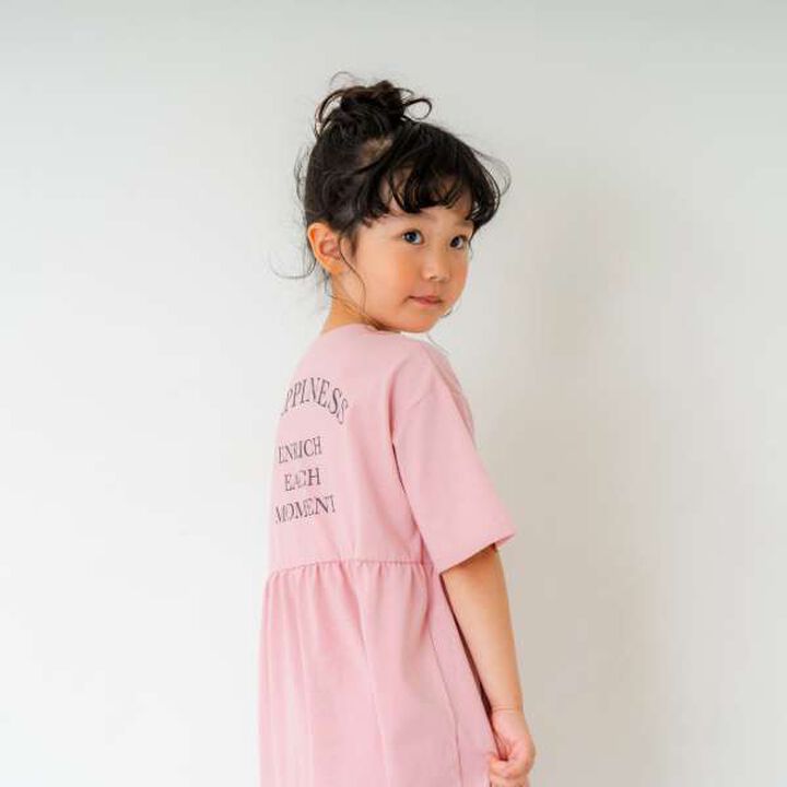 Gathered T-Shirt Dress,Lavender, medium image number 13