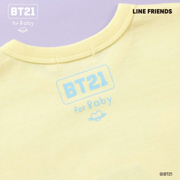[BT21] Print & Embroidery Short Sleeve T-Shirt (Baby),Off white, medium image number 7
