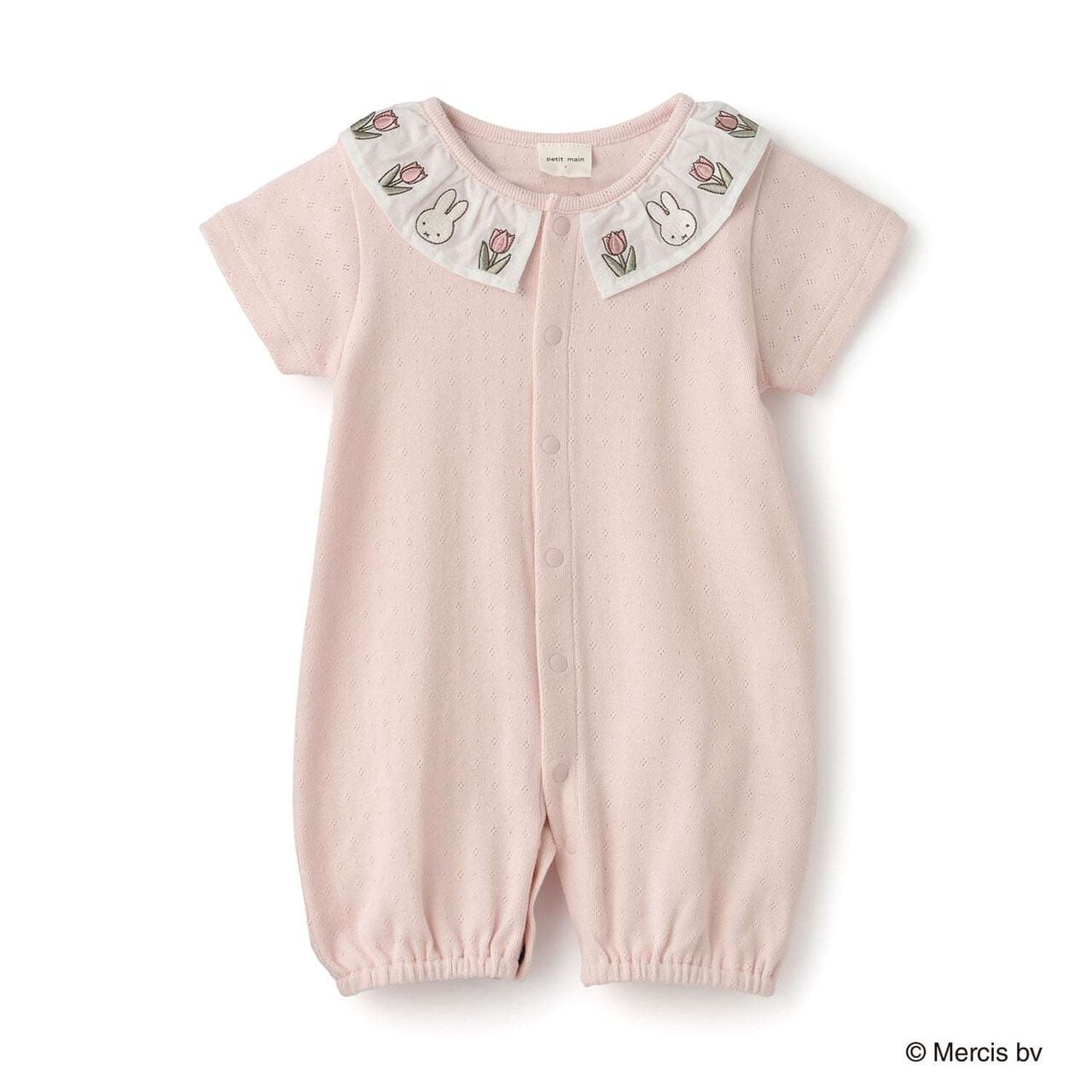[miffy] Tulip Collar 2WAY Romper,Pink, large image number 2
