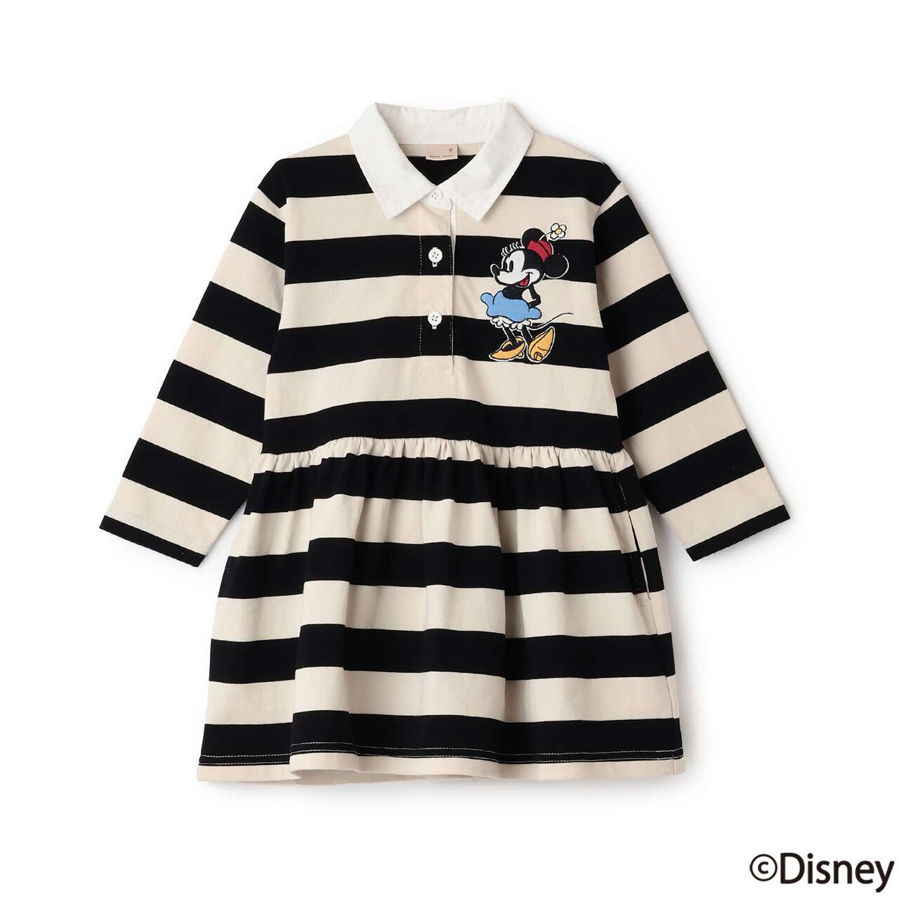 [Disney][Link] Rugby Long-Sleeve One-Piece Dress,Lavender, large image number 4