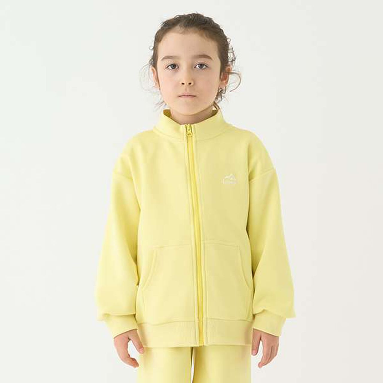 [Water-Repellent] Ponte Zip Stand Collar,Black, large image number 32