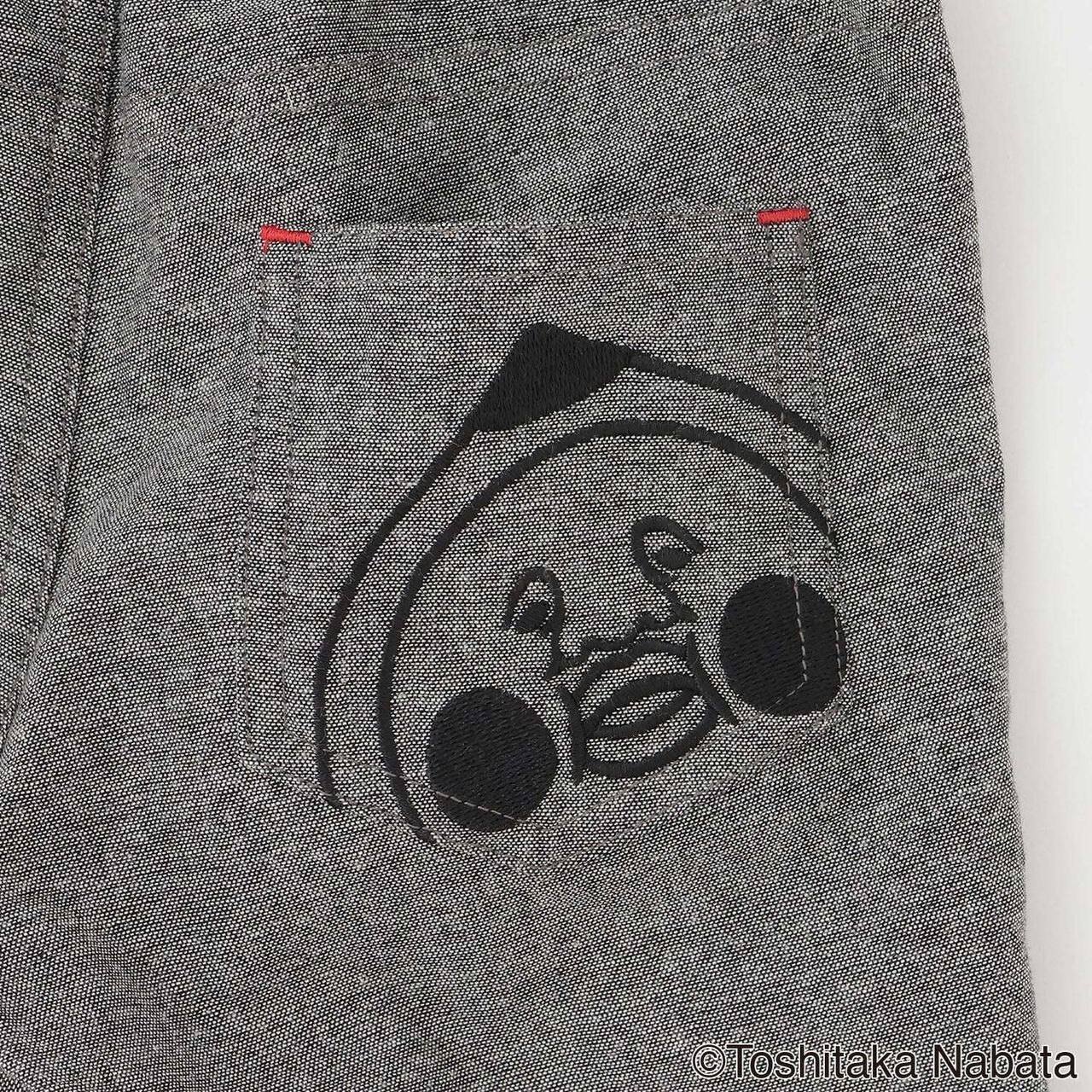 [Kobito Zukan] 5-Minute Length Pants,Charcoal gray, large image number 10