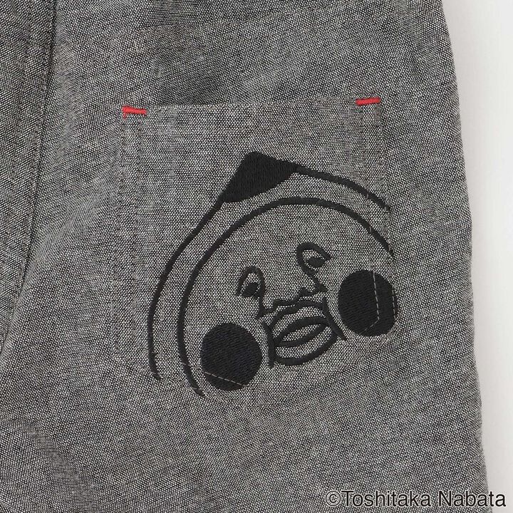 [Kobito Zukan] 5-Minute Length Pants,Charcoal gray, medium image number 10