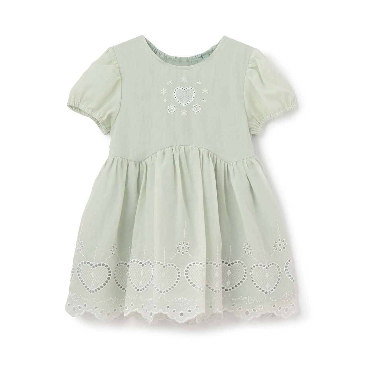[100% Cotton] Cutwork Lace Tunic,Mint, large image number 11