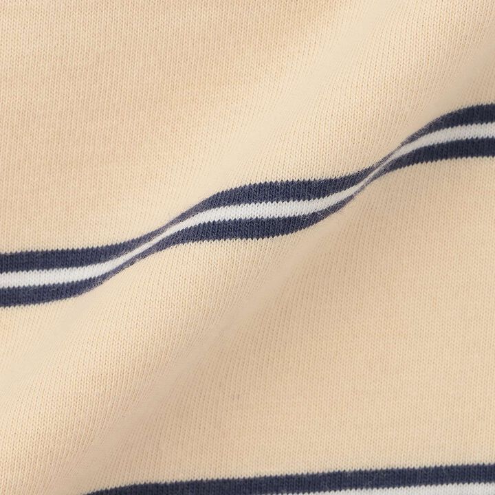 Link Stripe Pattern Rugby Long Sleeve T-Shirt,Navy, medium image number 17