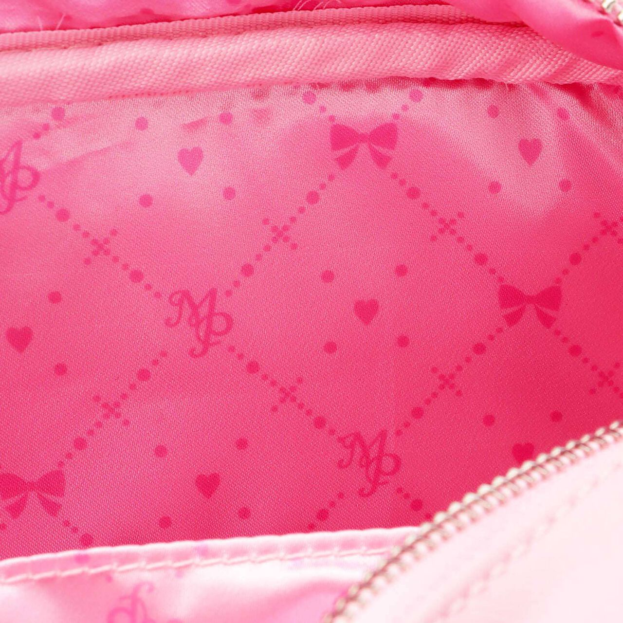 Charm Attached 2 WAY Shoulder Bag,Light pink, large image number 4