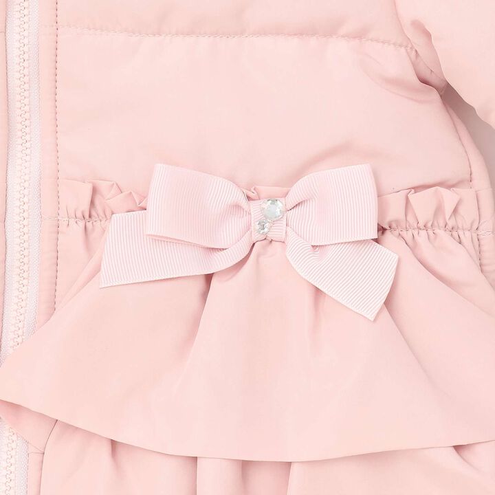 Padded Peplum Blouson,Pink, medium image number 3