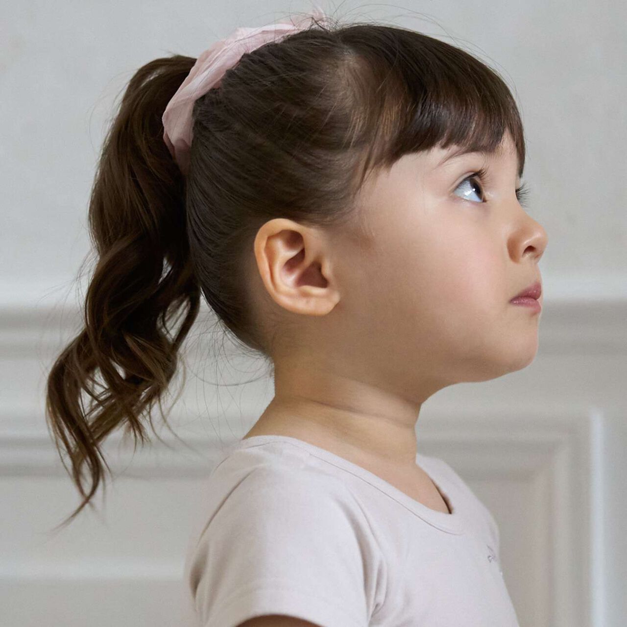 Organza Scrunchie,Pink, large image number 0