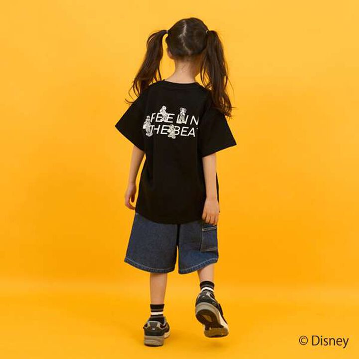 [SKIT0LY] Disney Mickey Mouse & Friends Print Short Sleeve T-Shirt,Black, medium image number 9