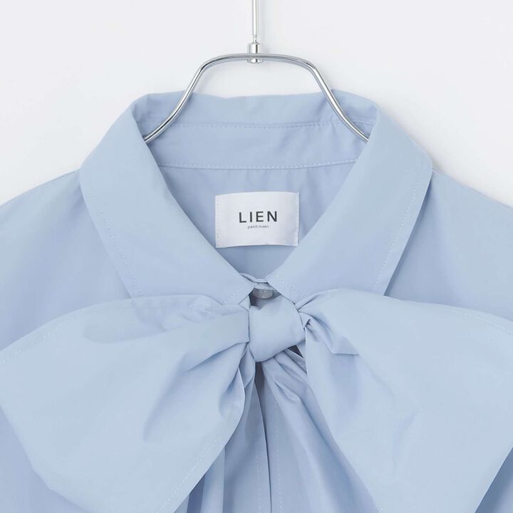 [Formal] Blouse with Tie,Blue, medium image number 10