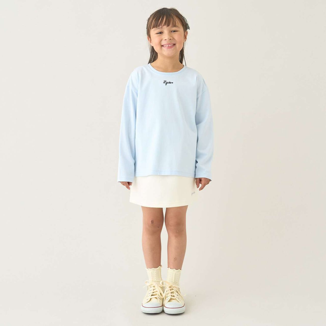 [School-Ready] Puff Sweat Skirt (with Shorts),Ivory, large image number 15