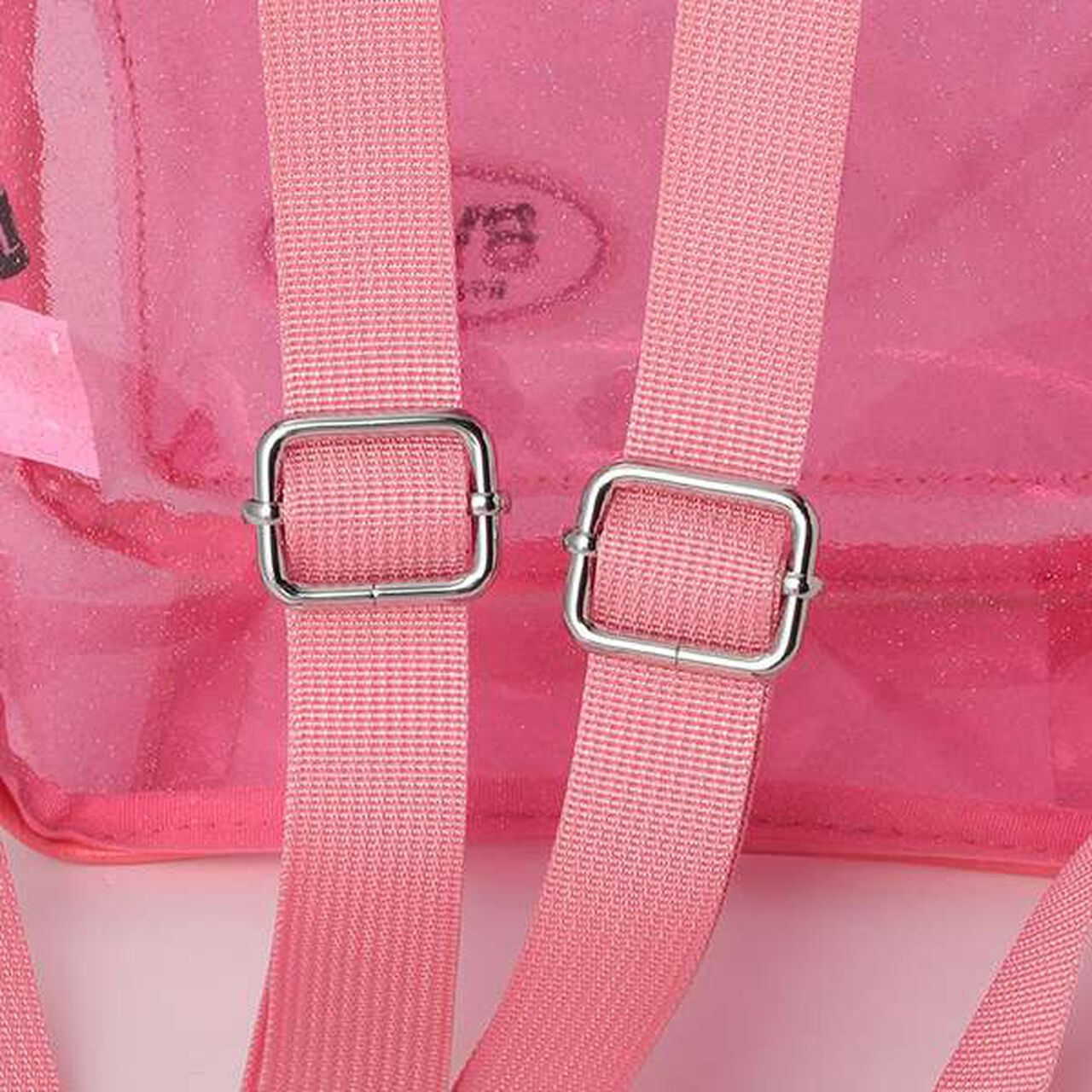 Holo & Clear PVC Backpack,Pink, large image number 11