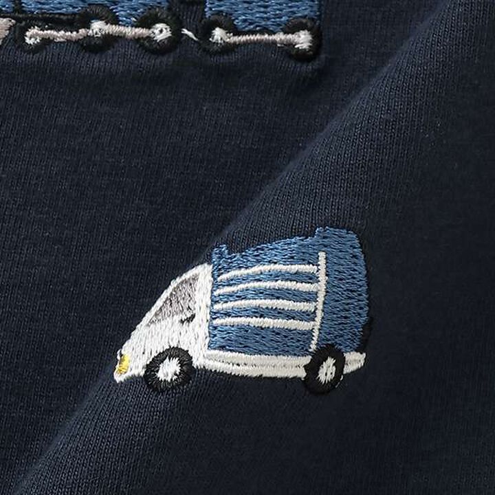 [Link] Working Vehicle Embroidery Coverall,Light blue, medium image number 8