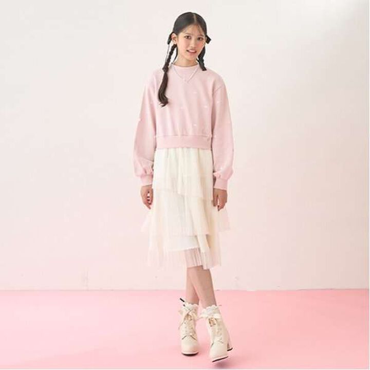 Satin Ribbon Lace-Up Short Boots,Light beige, medium image number 11