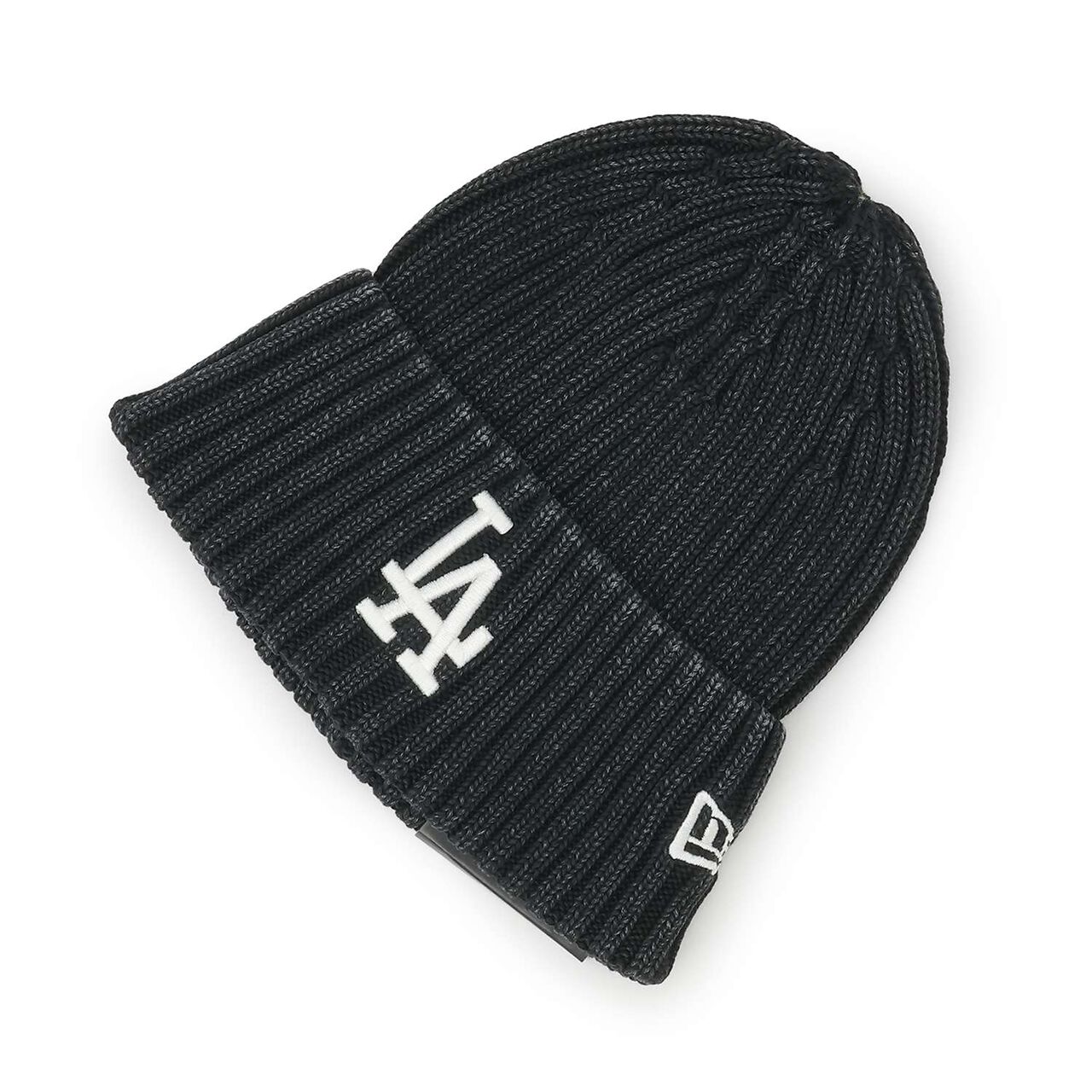 [NEW ERA] 水洗加工針織帽,黑色, large image number 0