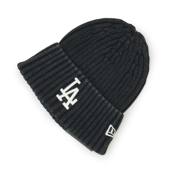 [NEW ERA] 水洗加工針織帽,黑色, medium image number 0