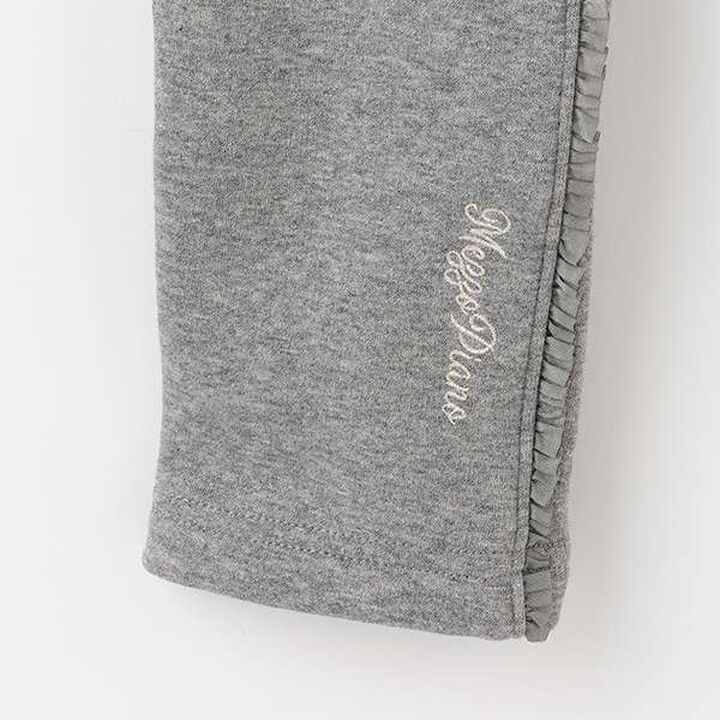 Warm Leggings with Side Frills,Black, medium image number 4