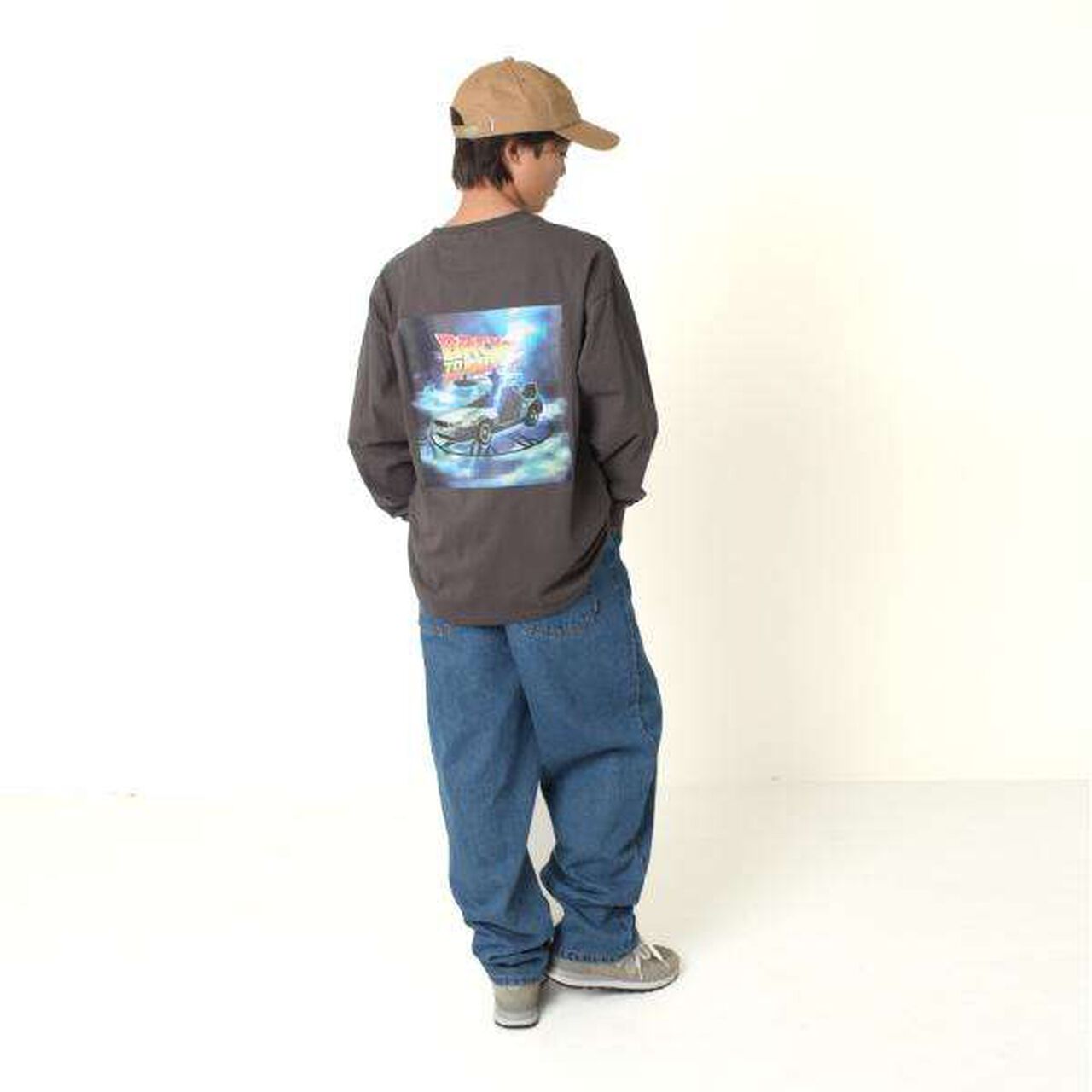 Denim Baggy Pants,Blue, large image number 9