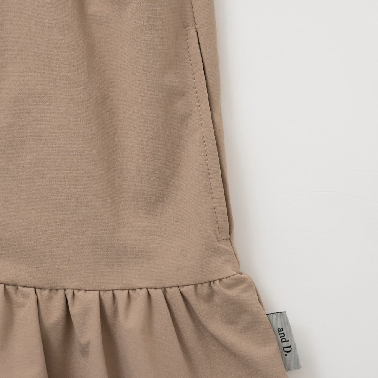 [Amphibious] Balloon Hem One-Piece Dress,Beige, large image number 13