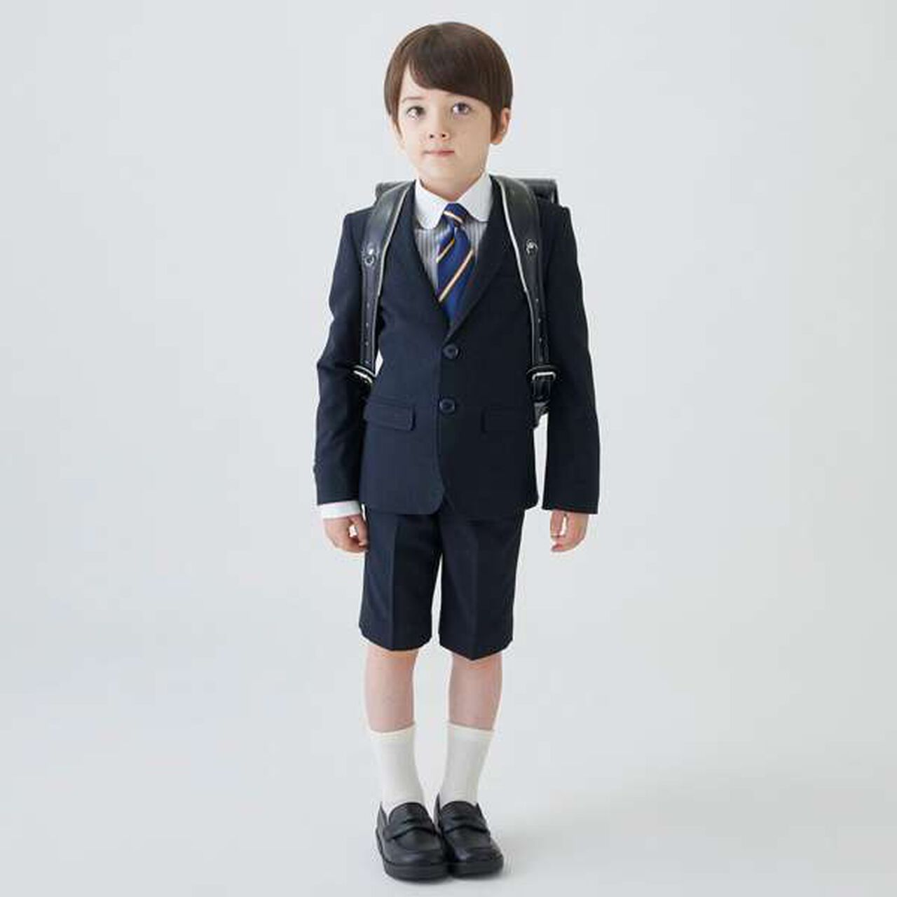 [Web Exclusive] Checkered Pattern School Backpack,Black, large image number 10