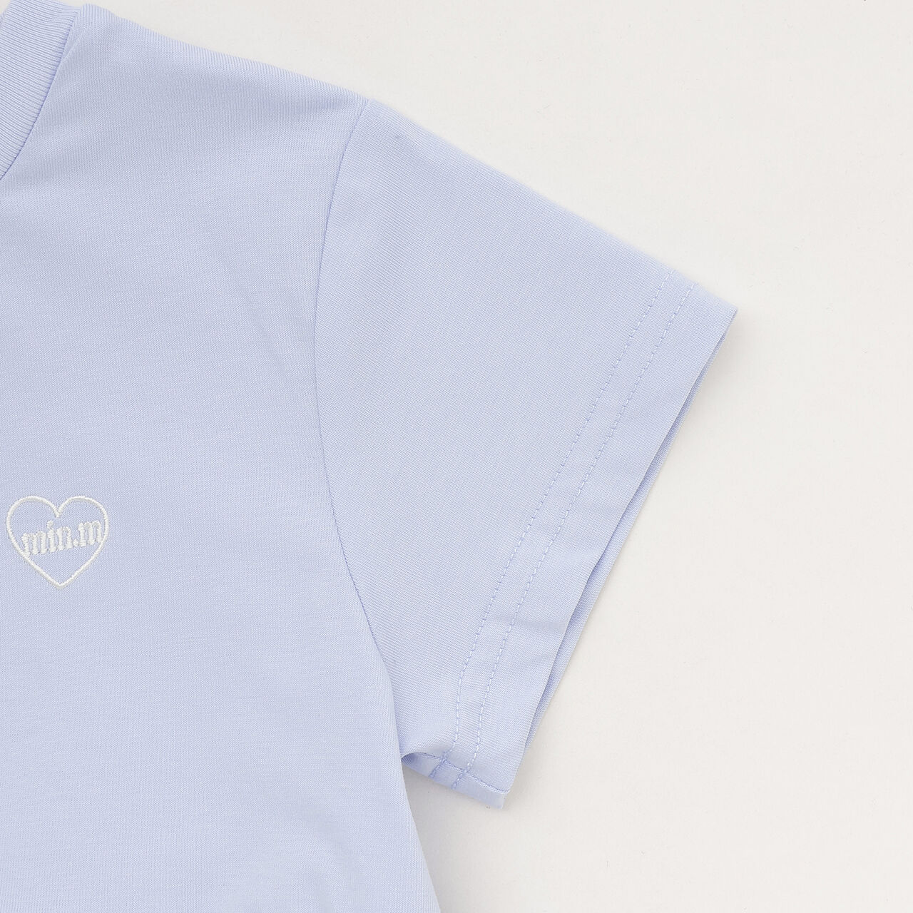 [DailyMe] Short-Sleeve Tiered Tunic with Heat Shielding, Quick-Dry & Antibacterial,Sax blue, large image number 13